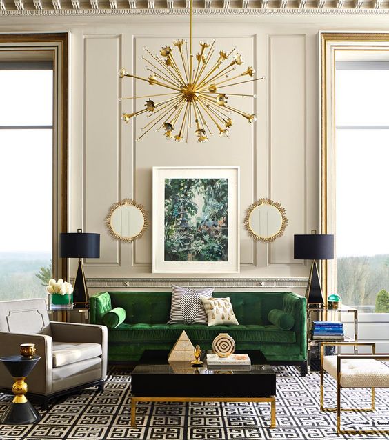 How to mix & match Emerald green into your dreamy home
