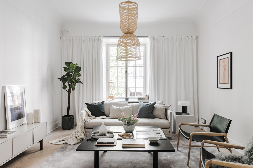 Dreamy & cozy Scandinavian family apartment