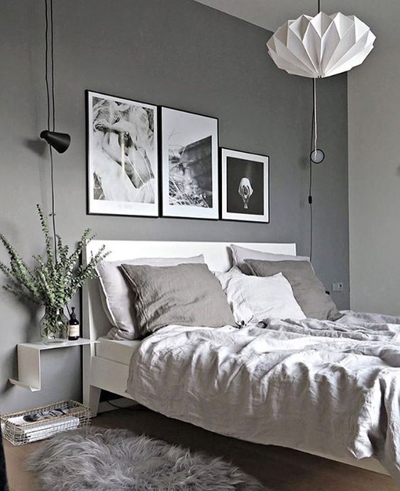 7 Splendid grey bedrooms that will make you dream about this room