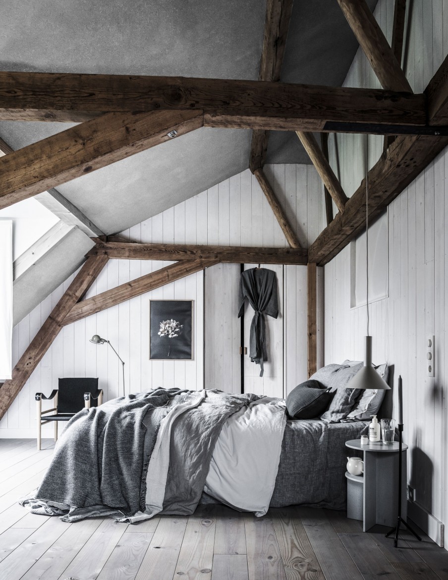 A dreamy grey home! You’ll love the bedroom