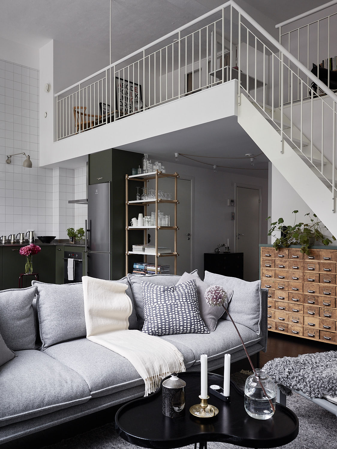 An old piano factory turned into a dreamy Scandinavian loft