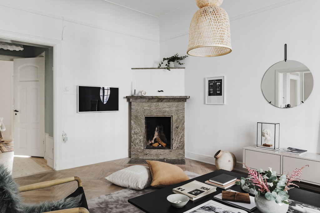A dreamy warm Scandinavian apartment