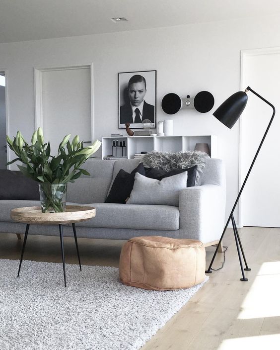 7 Gray living rooms that match the cold season