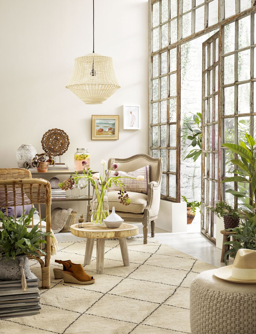 A light bohemian space that will make you dream of spring