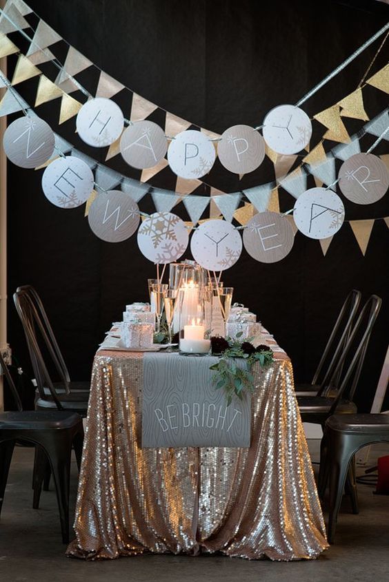 8 Table setting ideas for New Year’s Eve