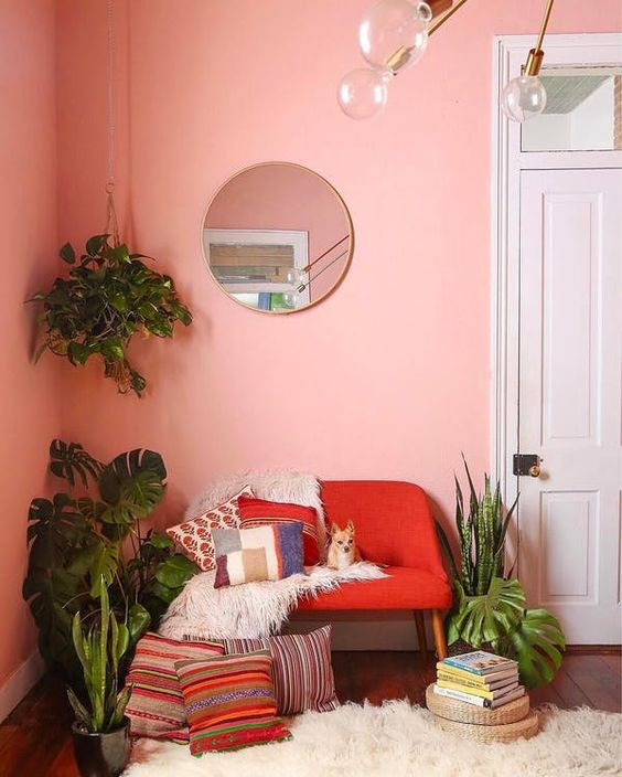 5 Dreamy Living Coral spaces you will fell in love with