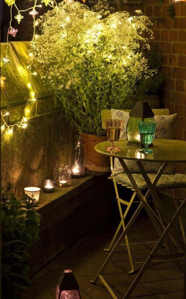 balcony lights for a small space