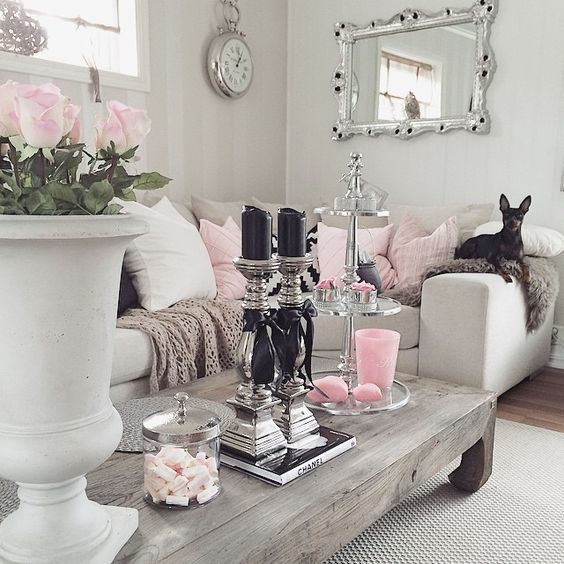 9 Gorgeous white, grey and pink interiors that make you dream