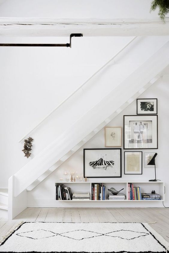 7 Ingenious ideas for the space under the stairs