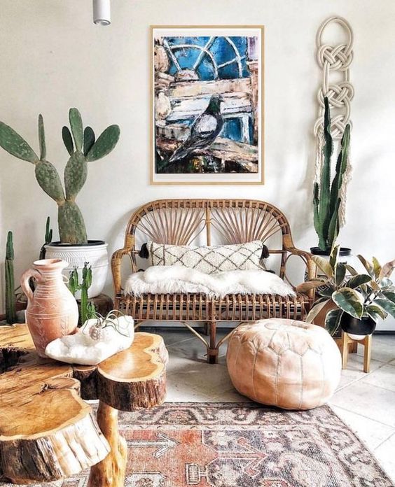 7 Bohemian interiors for a darling spring