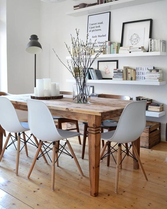 Style White Eames Side Chairs, Eames Chair Decor Ideas