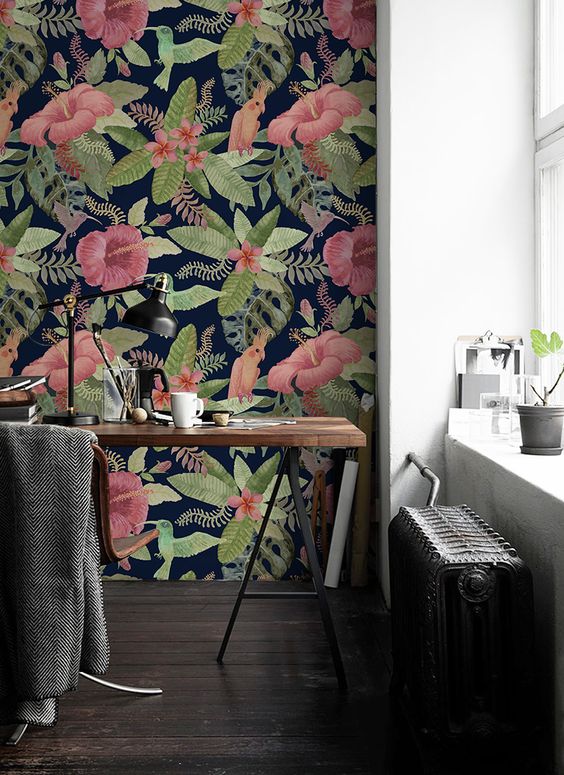6 Interiors with tropical prints you will be smitten with this season