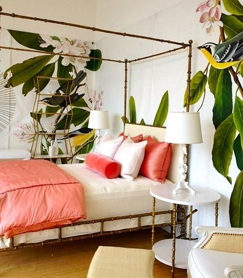 6 Interiors with tropical prints you will be smitten with this season