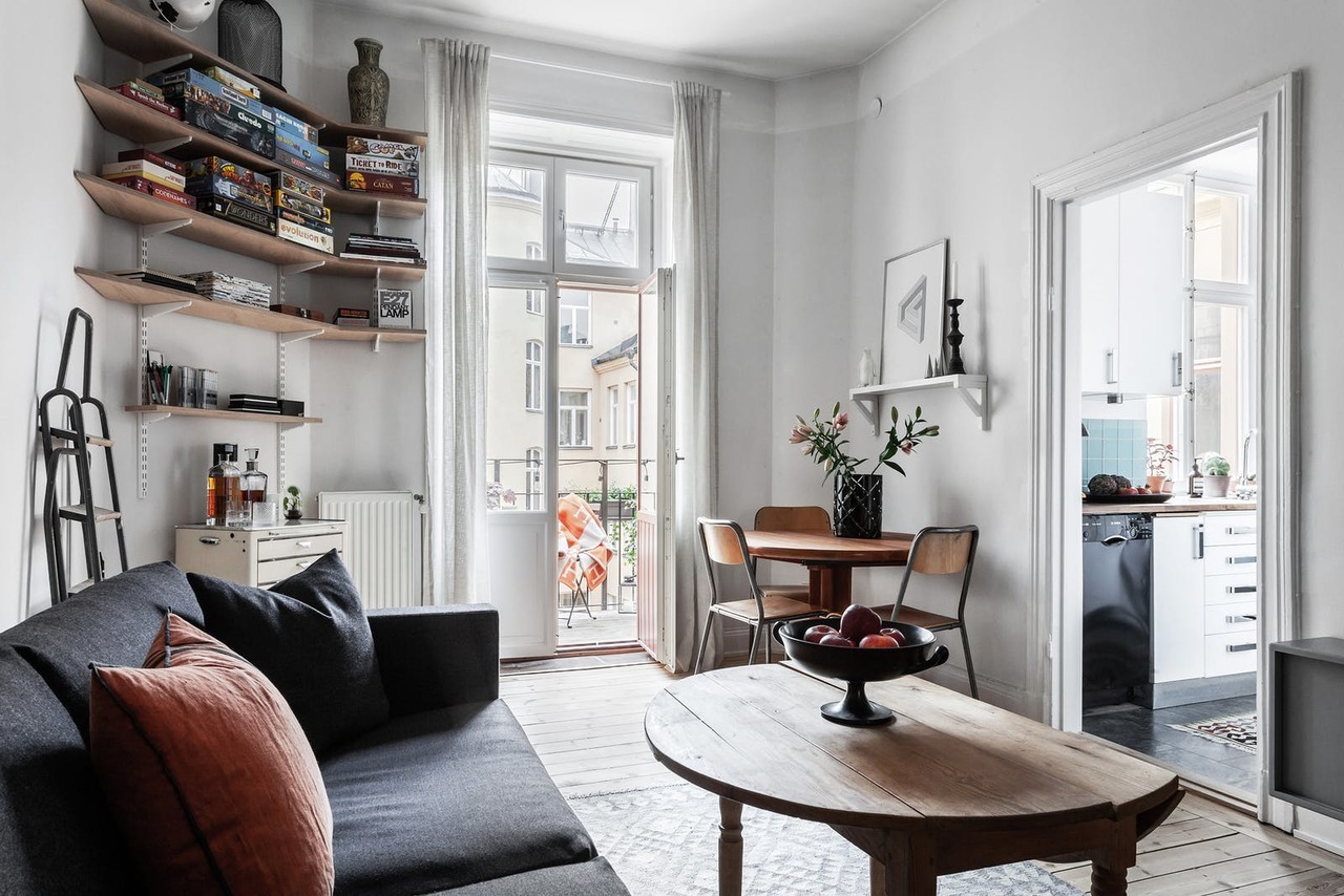 A cozy little Scandinavian apartment - Daily Dream Decor
