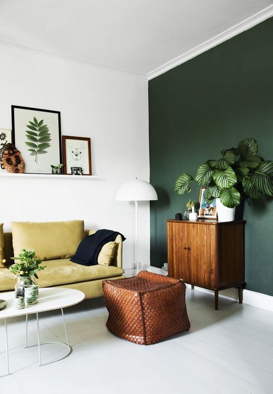 6 Geous Green Walls Ideas For A Chic Home Decor Look Daily Dream - Green Walls Decorating Ideas