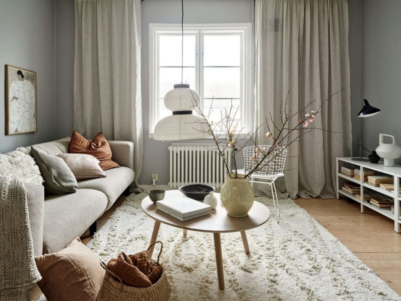 Tiny two room warm Scandinavian apartment